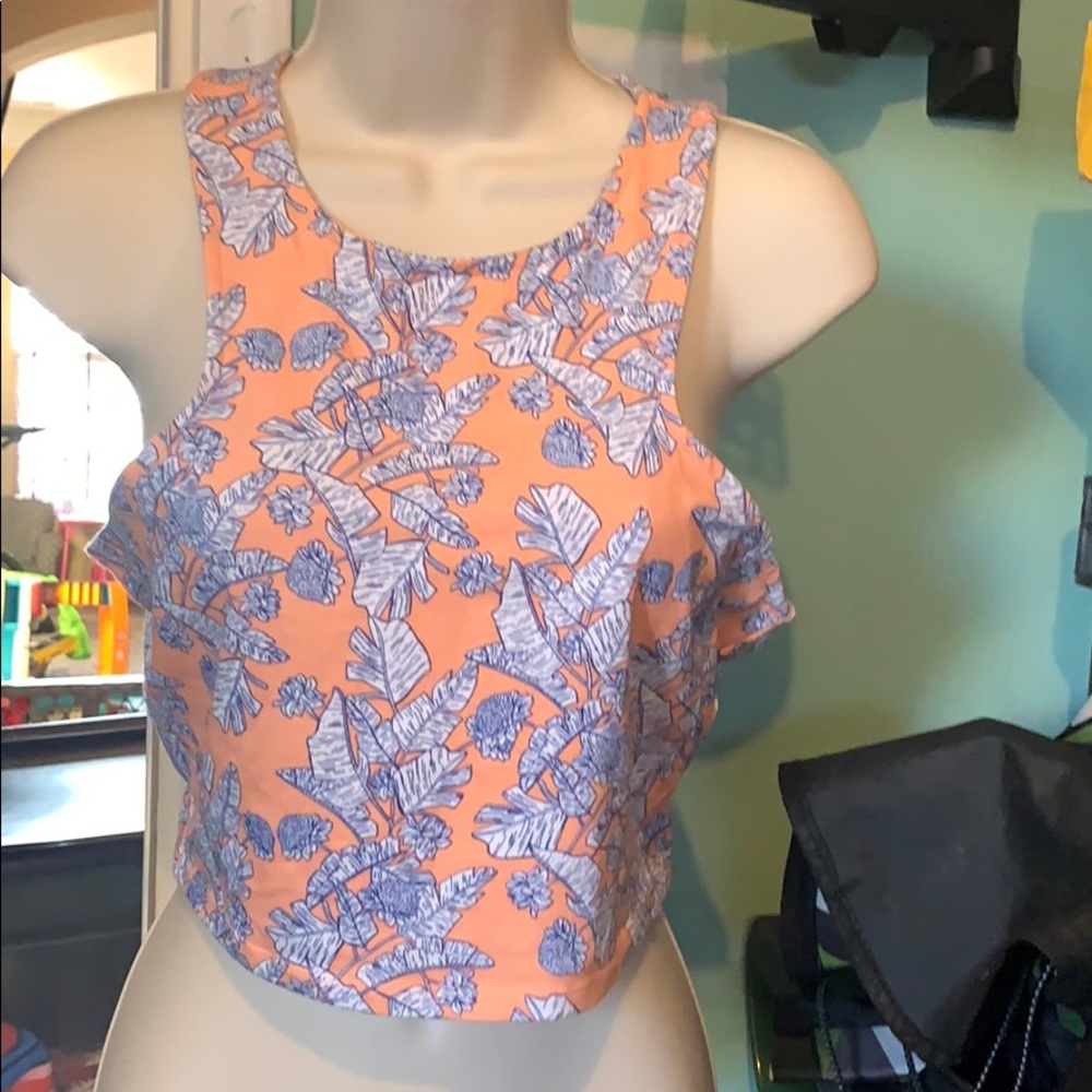Patterned Crop Top